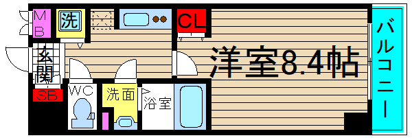 LuxeNAMBAの間取り