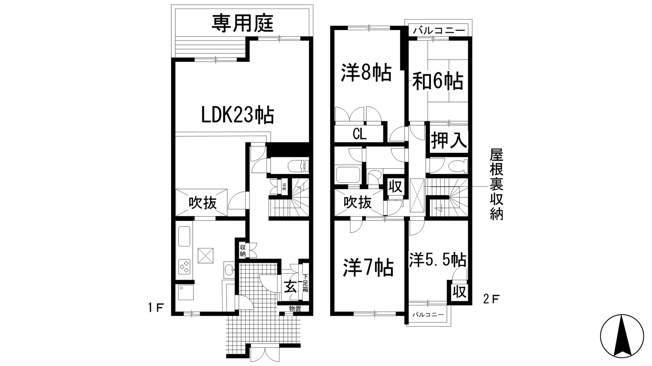 【間取り】 | ユーロハイツ御殿山