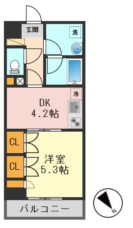 カワノマンション新小岩の間取り