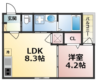 Lunaria（ルナリア）の間取り