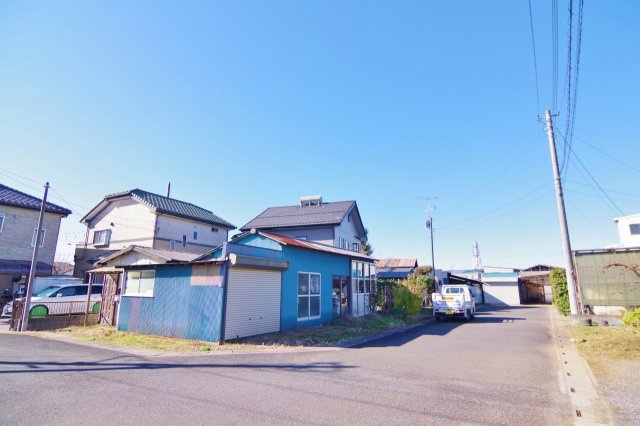 越谷市砂原売地の前面道路含む現地写真