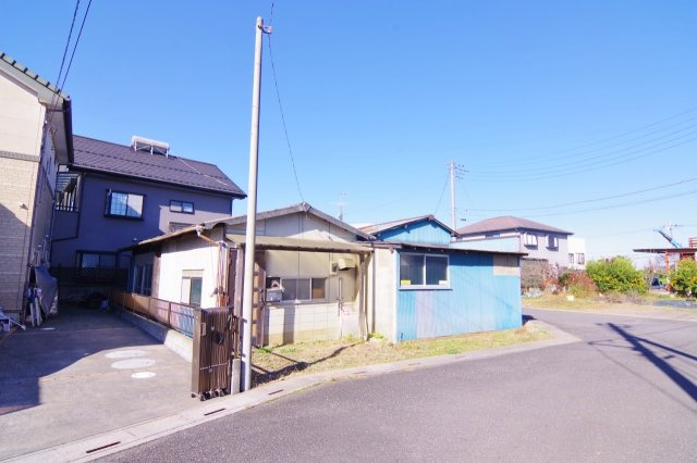 越谷市砂原売地の前面道路含む現地写真