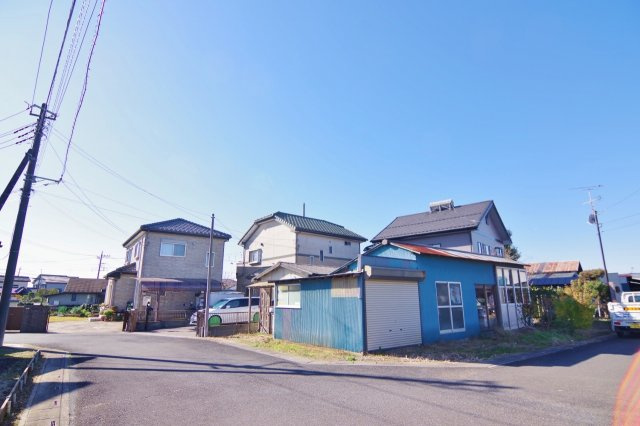 越谷市砂原売地の前面道路含む現地写真