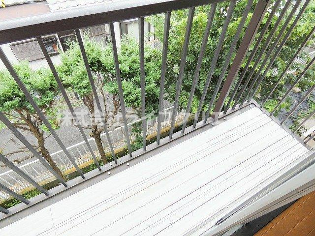 コーポ三起のバルコニー