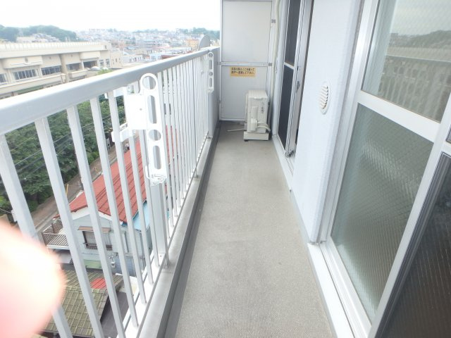 リビン元住吉のバルコニー