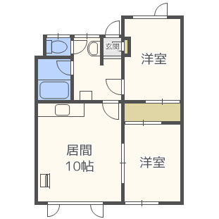 【間取り】 | ことぶきマンションＢ