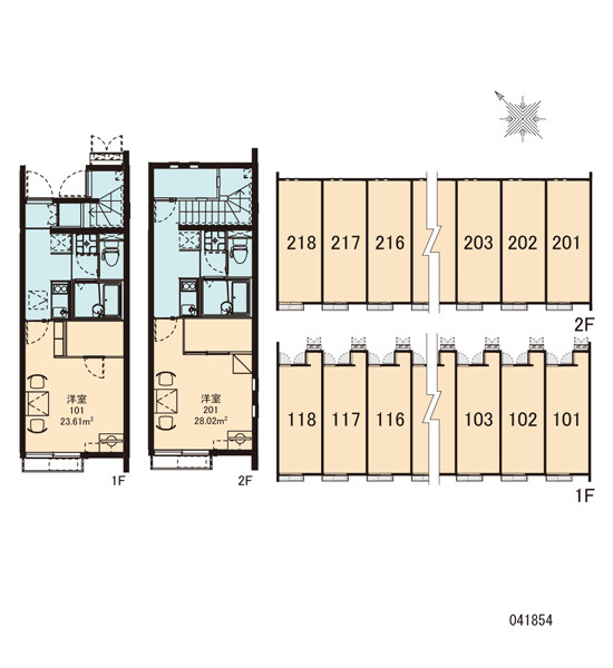 レオネクストグリーングラスの区画図