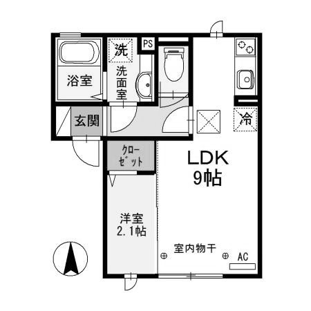 【間取り】 | ラ・ステラ太田町