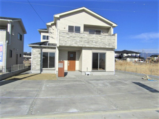 【外観】 | 新築戸建：甲府市中町・全3棟【3号棟】
土地面積：68.38坪　建物面積：33.31坪