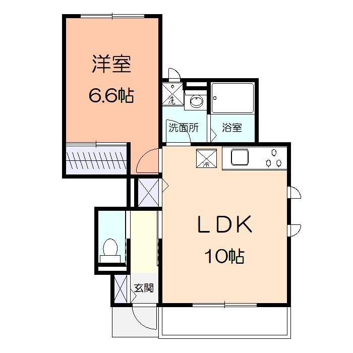 パストラルの間取り