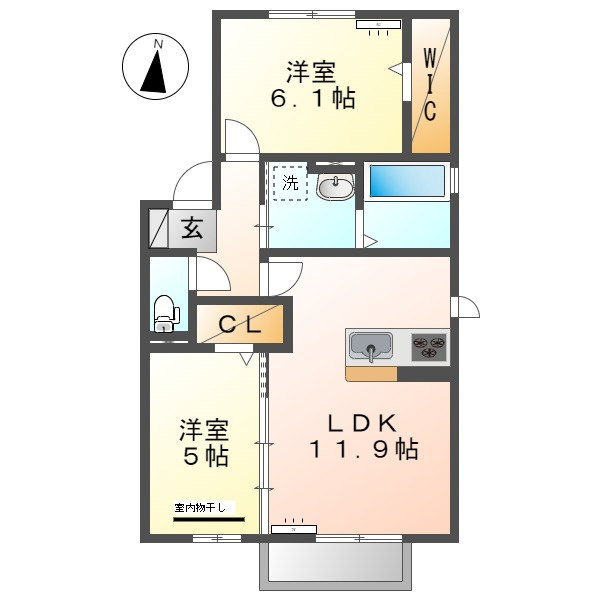 メインステイの間取り