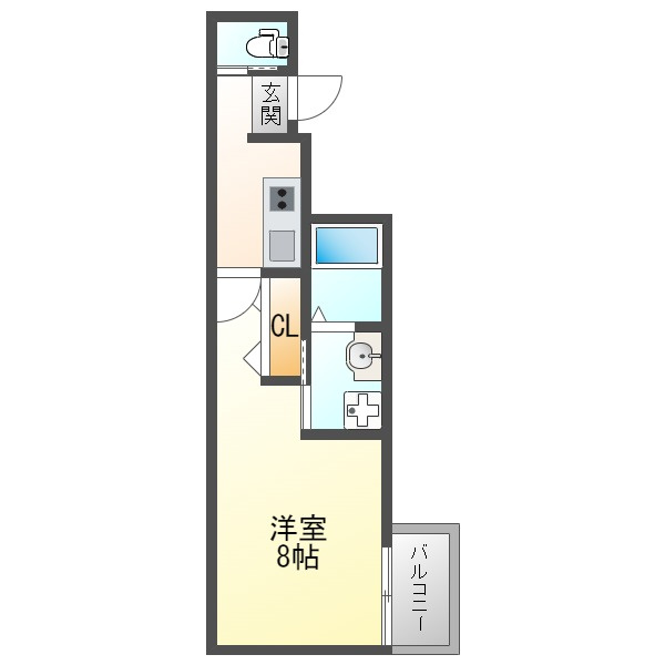 リアコート塚本の間取り