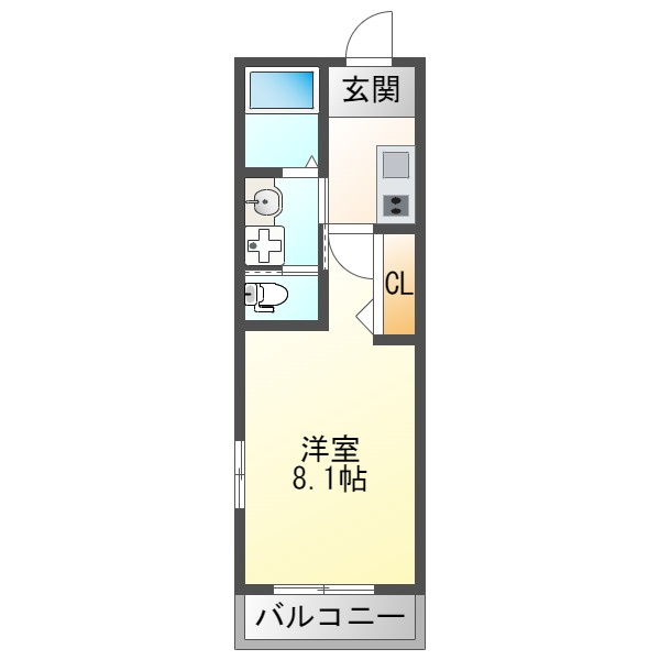 リアコート塚本の間取り