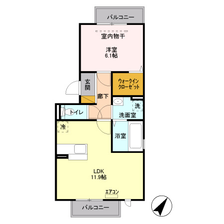 【間取り】 | シャトレー明神