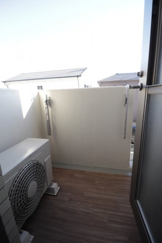 熊本市中央区弥生町の賃貸マンションのバルコニー