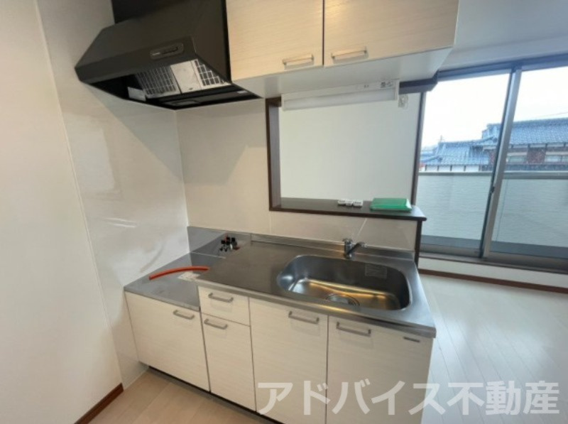 八女郡広川町大字一條のアパートのキッチン