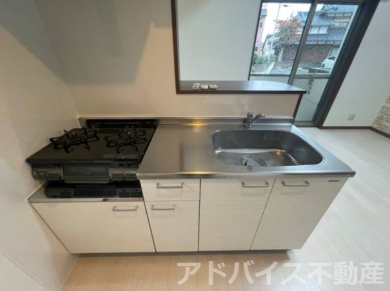 八女郡広川町大字一條のアパートのキッチン