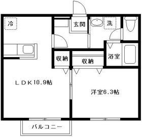【間取り】 | サンハイツＵ