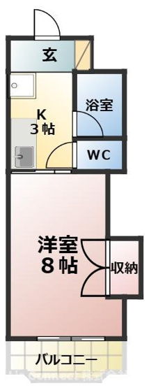 【間取り】 | クレール小林