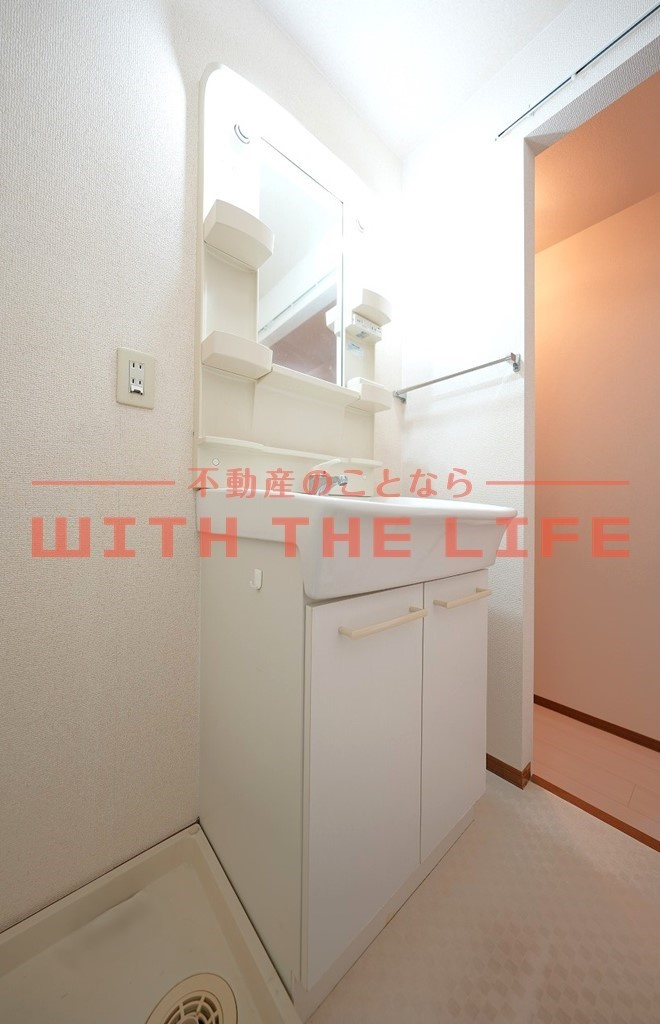 アパルトマントＮＦＢ　A棟【10，000円キャッシュバック対象物件】の独立洗面台|独立洗面化粧台が付いています