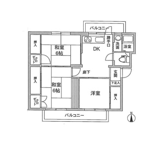 【間取り】 | 稲葉荘マンション