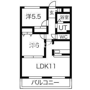 リベルタパラッツォの間取り