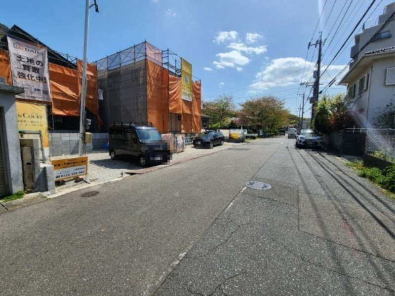 ーSUN COURT－サンコートー小倉北区妙見町　【小倉北区　新築戸建て】の前面道路含む現地写真|現地撮影　2023,4,10　　　ーSUN COURT－サンコートー小倉北区妙見町　【小倉北区　新築戸建て】