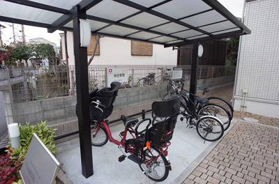 【その他共用部分】 | ヴィルヌーブサンティーエ | 駐輪場