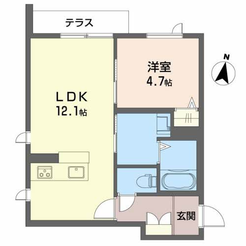 【間取り】 | ベレオ茶屋ノ丁