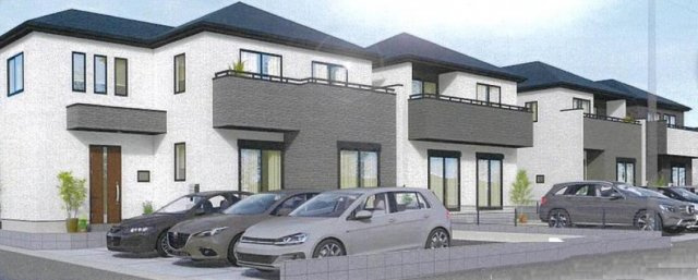 川越市上寺山　新築戸建の外観パース