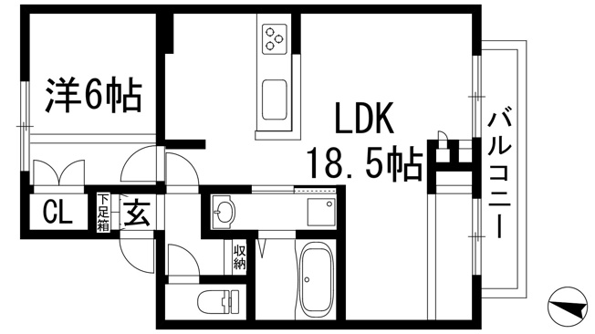 【間取り】 | すみれハイツ1