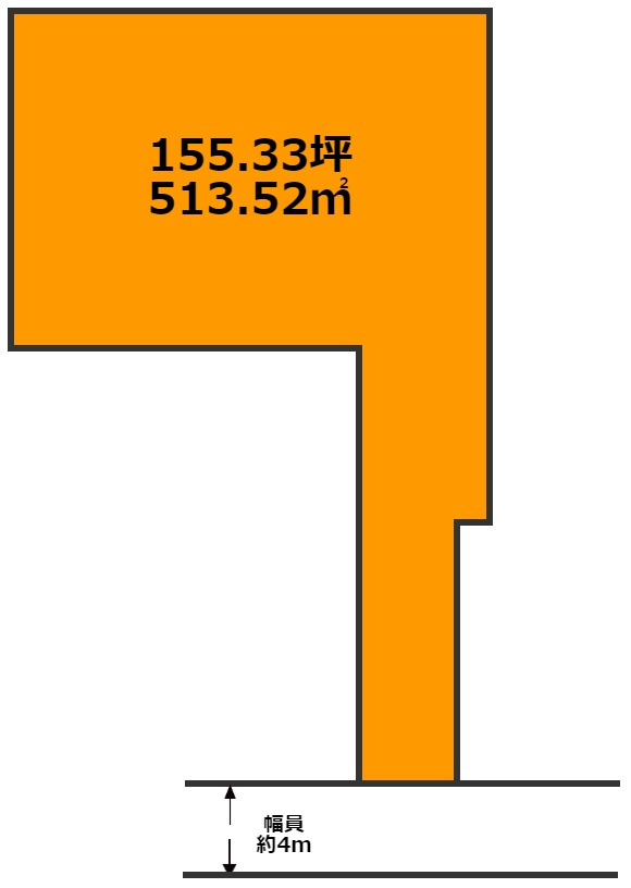 大字赤江　売地の土地図