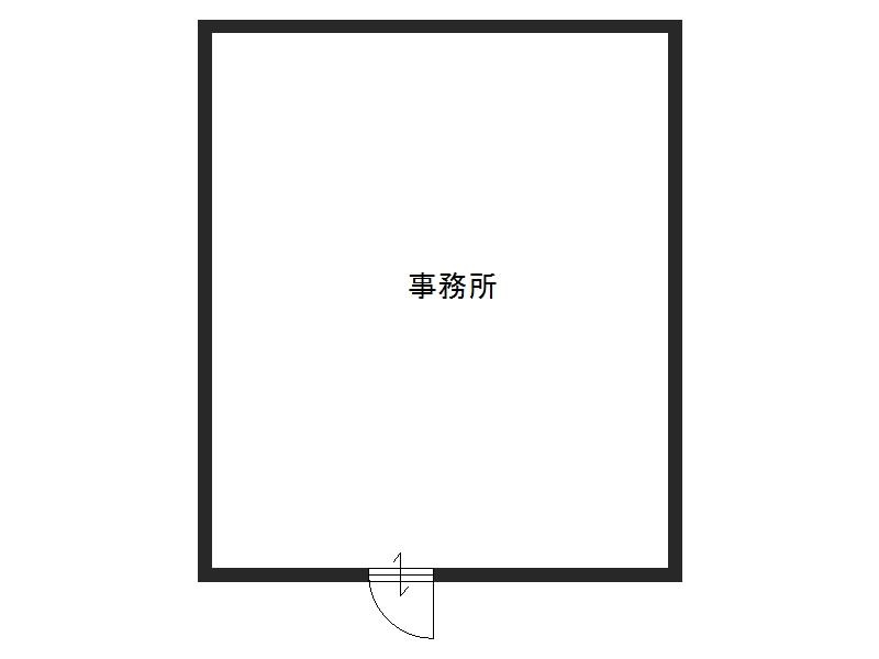堺市中区深井沢町　貸店舗　[物件番号：232580] の間取り