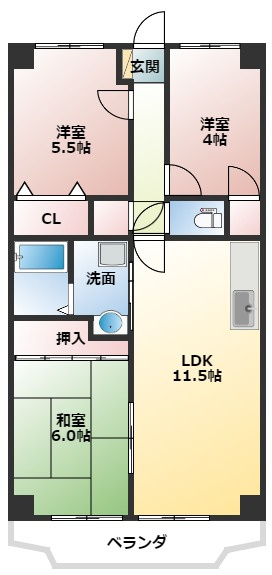 サンブリッジの間取り