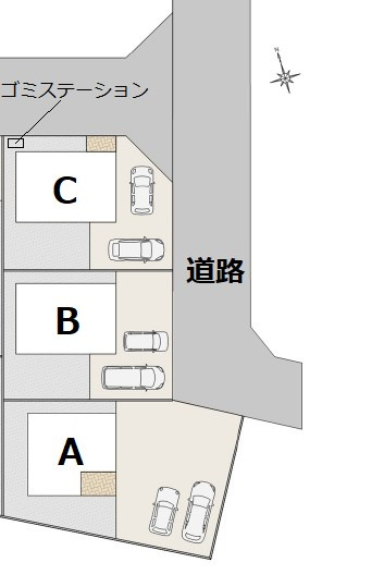 ハートフルユーナの駐車場