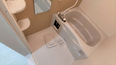 【浴室】 | フジパレス下新庄駅西２番館 | バストイレ別なのでお風呂でゆっくりできますね