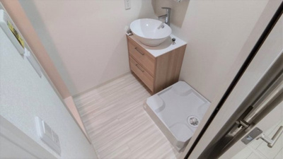 【洗面所】 | フジパレス下新庄駅西２番館 | 室内に洗濯機が設置できます