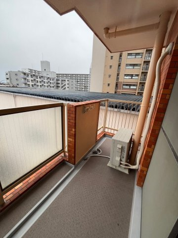 梅田北セントポリアのバルコニー