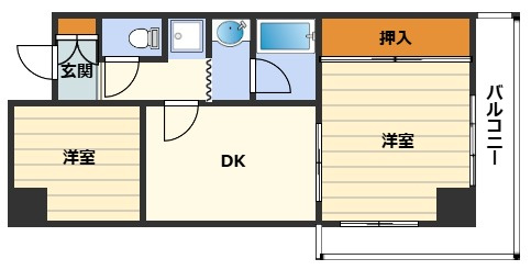 梅田北セントポリアの間取り