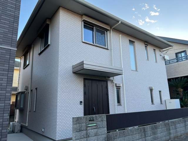 花水台戸建の外観|パナソニックホームズのキラテックタイル仕様