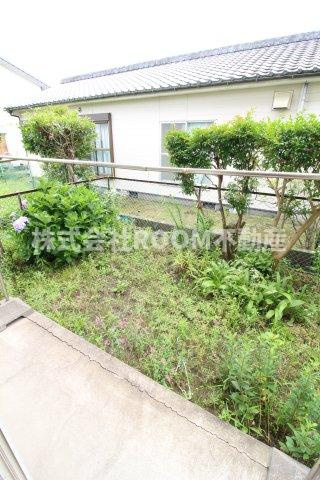 日昇コーポラスⅡのバルコニー|落ち着いた時間を過ごせるバルコニーです