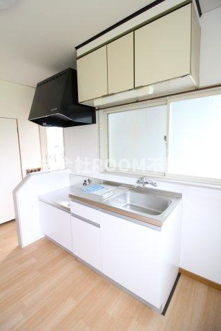 日昇コーポラスⅡのキッチン|お料理しやすいキッチンです