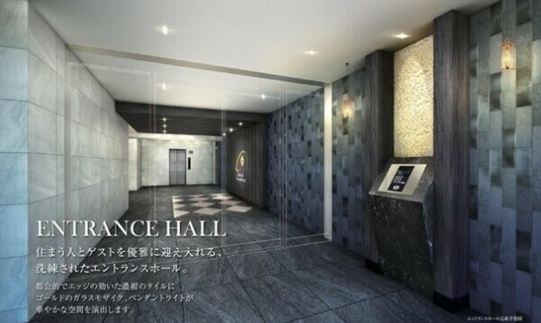 ファステート大阪ベースシティのエントランス