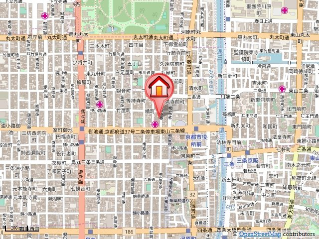 コールポートイゾの地図