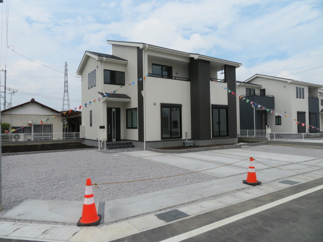 高崎市第３吉井町長根（全6棟）1号棟の外観|建物完成済みでございます。お部屋のご内覧可能でございます。お気軽にお問合せ下さいませ(^▽^)/