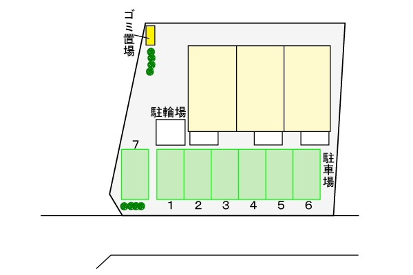 ミニヨン ポルテの区画図