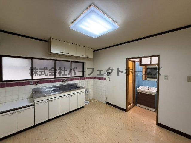 津田東町1丁目戸建　賃貸のキッチン|ダイニングキッチンです