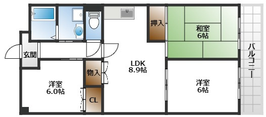 【間取り】 | メゾン東豊中