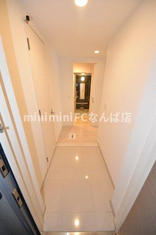 プレミスト堺筋本町ラディーナの玄関