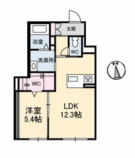 【間取り】 | シャーメゾンステージ古川西　A